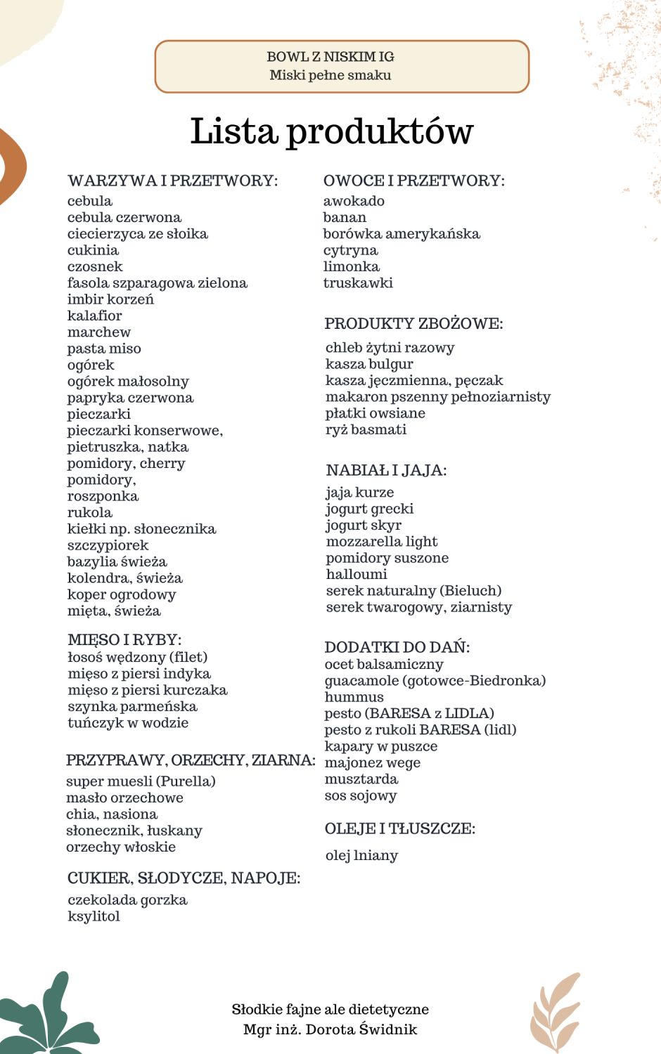 BOWL z niskim IG - Miski pełne smaku - obrazek 3