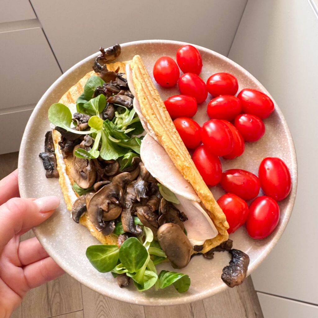 placek z ciecierzycy z niskim IG